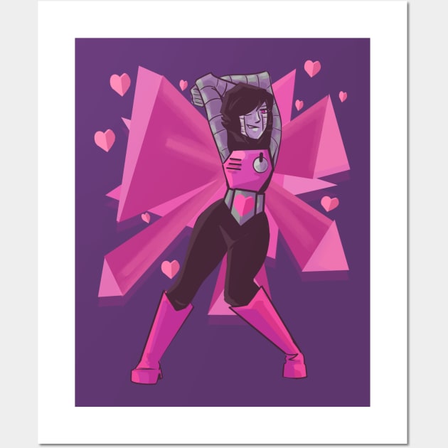 mettaton Wall Art by inkpocket